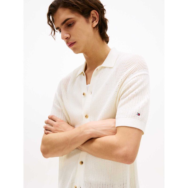Tommy Hilfiger Structure Open Knit Over Shirt image number 2